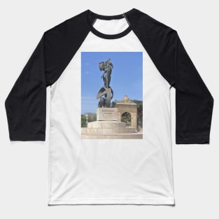 Independence Monument, Valletta, Malta Baseball T-Shirt